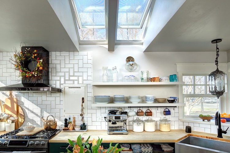 Model ventilasi skylight, Sumber: velux.ca